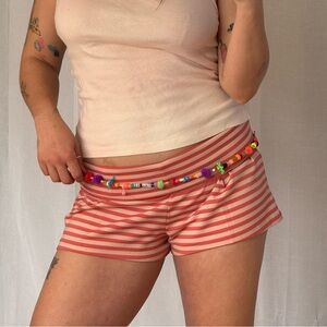 ✿ Handmade Y2K Beaded Waist Chain – “HOT / CUTE / NO THX” ✿